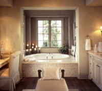 Custom Designed Bath tub with bedroom